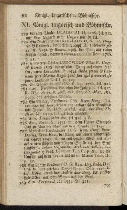 XI. Königl. Ungarisch und Böhmische.