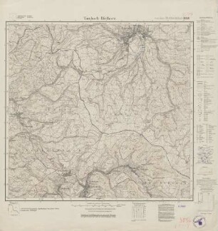 5229 (alte Nr.: 3056) Tambach- Dietharz, Meßtischblatt (4cm - Karte)