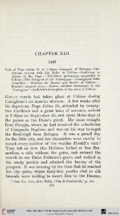 Chapter XIII: 1507