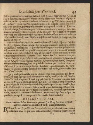 [Observatio XXI.-XXX.]