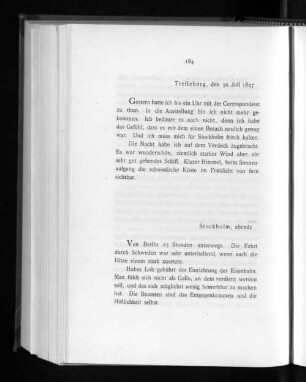 Trelleborg, den 30. Juli 1897