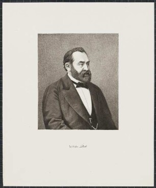 Icones Professorum Marpurgensium — Bildnis des Wilhelm Joseph Friedrich Nicolaus Schell (1826-1904)