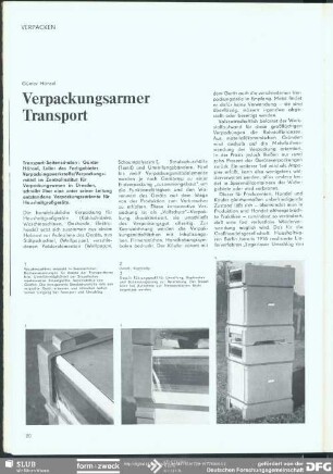 Verpackungsarmer Transport : Verpacken