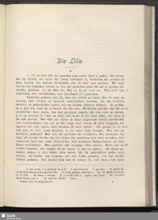 Die Lilie