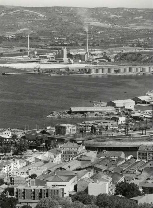 Blick auf den Hafen von Sète