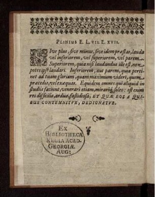 Plinius-Zitat