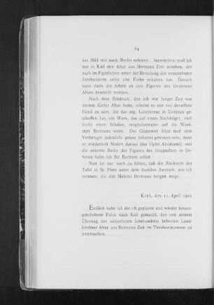 Kiel, den 11. April 1905