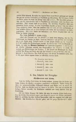 6. Das Zeitalter der Kreuzzüge