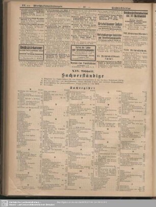 XIV. Abschnitt. Sachverständige