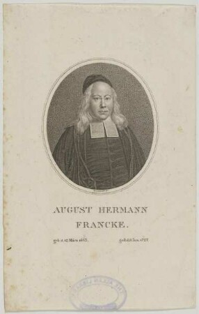 Bildnis August Hermann Francke