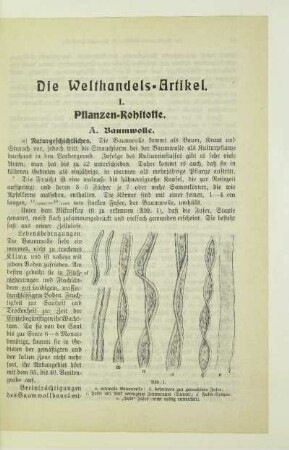 I. Pflanzen-Rohstoffe