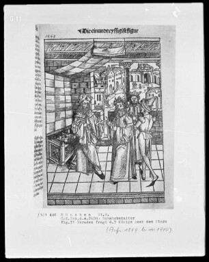 Schatzbehälter oder Schrein der waren reichtümer des heils und ewyger seligkeit genannt — Fig. 31, Herodes fragt die 3 Könige nach dem Stern