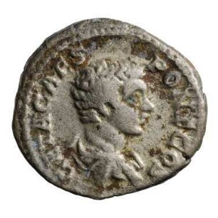 Münze, Denar, 203 - 208 n. Chr.