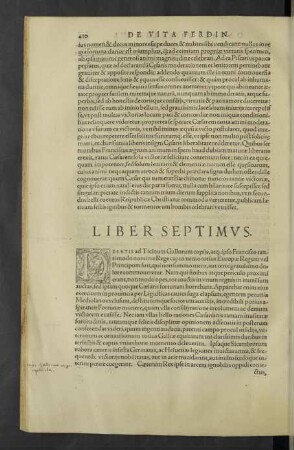 Liber septimus.