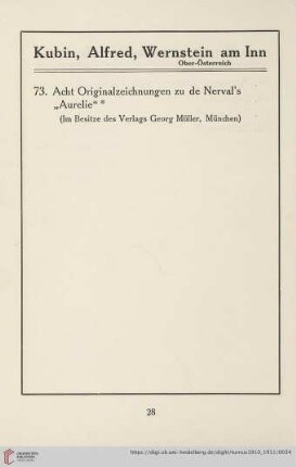 Kubin, Alfred, Wernstein am Inn (Nr.73)