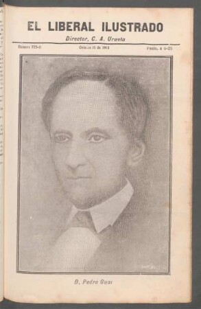 [Retrato de] D. Pedro Gual