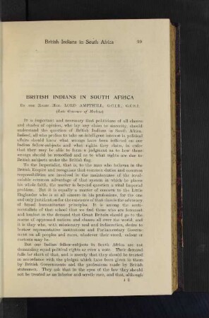 British Indians in South Africa