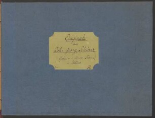 Gloria; Coro, orch; F-Dur