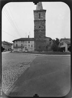 Arnstadt, Ried. Jakobsturm (1484). Ansicht von Süden