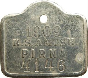 Pirna - Hundemarke Nr. 4146