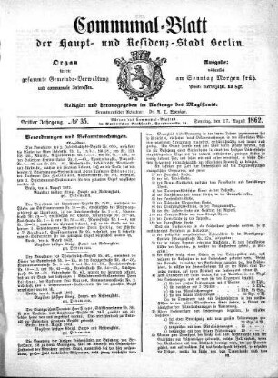 No. 35: No. 35, 17.August 1862