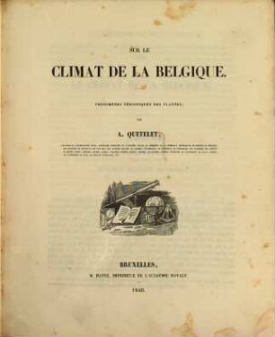 Sur le climat de la Belgique, 1,[1]. Phénomènes périodiques des plantes