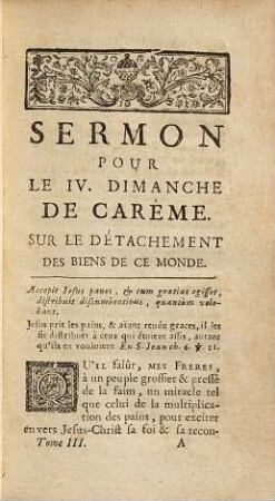 Les Sermons De Feu Le R. P. Terrasson, Prêtre De L'Oratoire, 3. Pour Le Carême