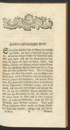 [Hundert und dreyßigster Brief. - Hundert und funfzigster Brief.]