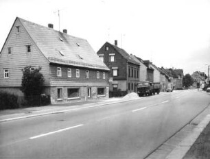 Chemnitz-Schönau. Zwickauer Straße. Blick nach Osten