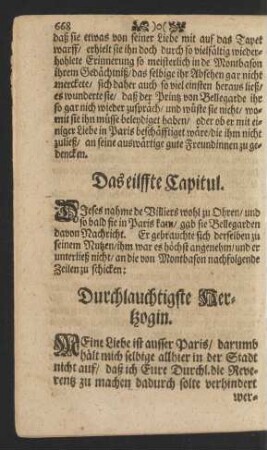 Das eilffte Capitul