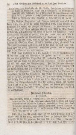 64-73 Kirchliche Literatur