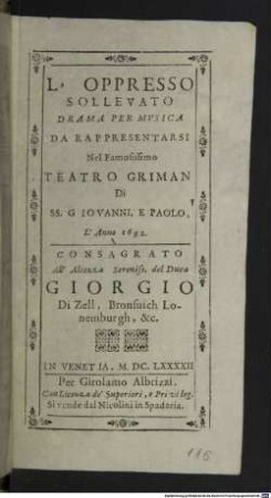 L' oppresso sollevato