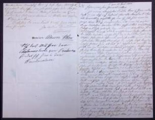 Brief, Heinrich Schliemann an Richard Schöne, datiert 12.04.1884