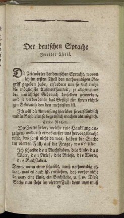 2: Taschenbuch über die Richtigkeit der deutschen Sprache im Sprechen und Schreiben. 2
