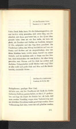 An Graf Schimmelmann Wandsbeck, den 20. Dezember 1803