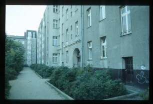 Diapositiv: Naunynstraße, Mariannenstraße, Oktober 1991