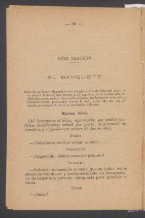 Escena única