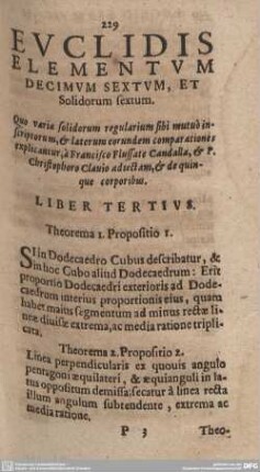 Liber XVI.: ELEMENTUM DECIMUM SEXTUM, ET Solidorum sextum,...