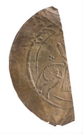 Münze, Brakteat (Hälbling), um 1210