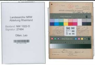 Entnazifizierung Leo Otten , geb. 23.03.1889 (Gastwirt)