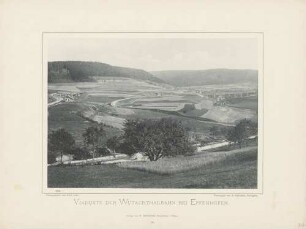"Viadukte der Wutachthalbahn bei Epfenhofen" am Südrand des Schwarzwaldes