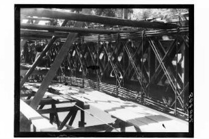 Brückenbau : Thailand, Brückenbaustelle, Bewehrung knüpfen, 1908/1913