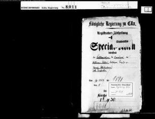 Beschlagnahme des Vermögens der Ursulinen