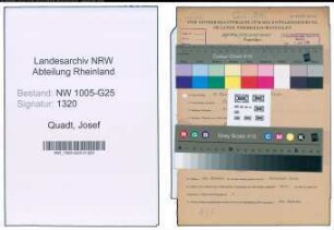 Entnazifizierung Josef Quadt , geb. 11.07.1897 (Kaufmann)