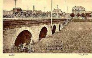 Die Torcy-Brücke in der französischen Stadt Sedan