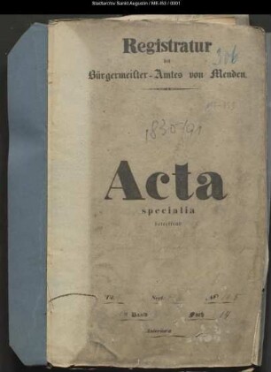 Hagelschäden, Landwirtschaftliche Vereine - specialia -