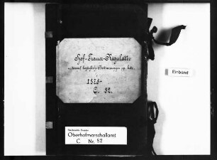 Hoftrauerregulativ und darauf bezügliche Bestimmungen