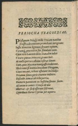Periocha Tragoediae.