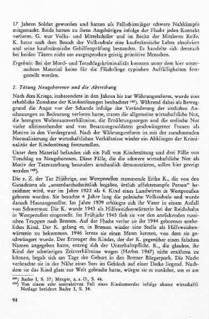 2. Die Tötung Neugeborener und die Abtreibung
