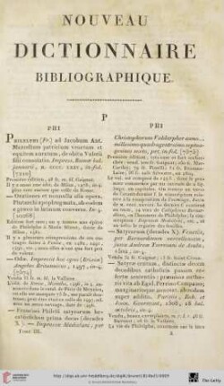 Nouveau dictionnaire bibliographique